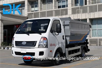 Caminhão de lixo de auto-carga pura Caminhão elétrico puro