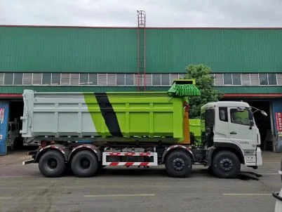 Caminhão de lixo com gancho de 25 toneladas